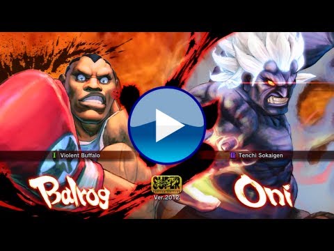 MoffuMoffu ( Balrog ) vs GoGo yubari777 ( Oni ) SSF4 AE 2012 HD | PhilaGilla