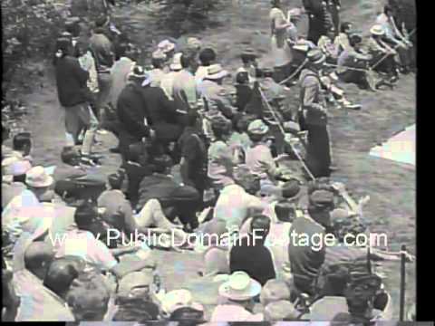 Billy Casper beats Arnold Palmer in U.S. Open Golf  Tournament 1966 newsreel archival footage