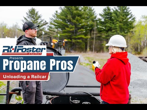 How Propane Unloaded from a Railcar