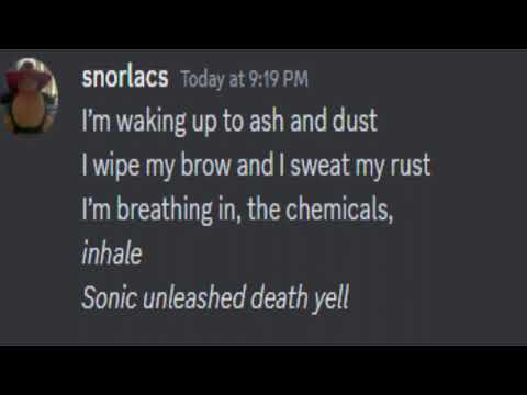 Radioactive but its the sonic unleashed yell