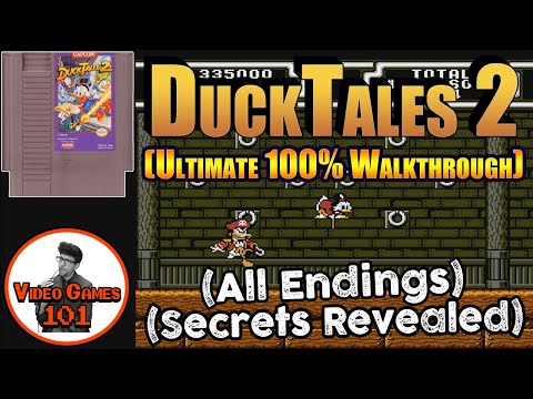 DuckTales 2 NES Walkthrough | 100% Guide | Video Games 101