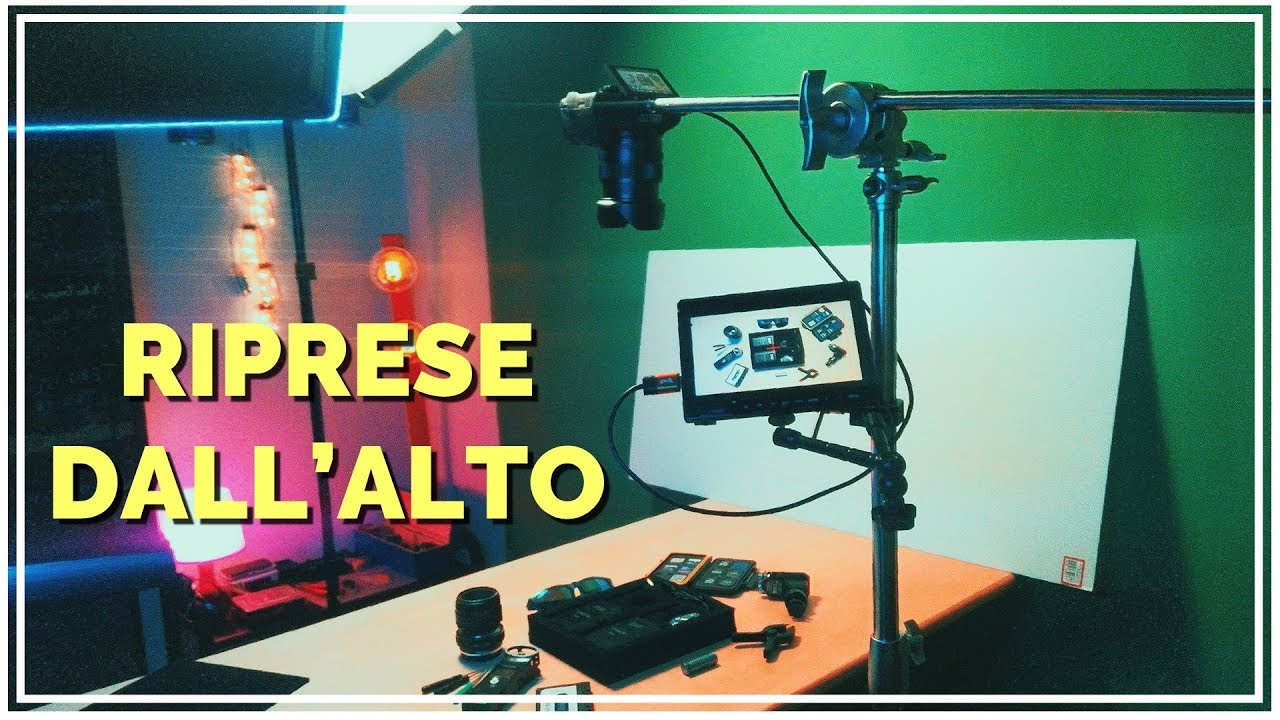 Fare Foto e Video dall'alto (Overhead Shooting Rig)