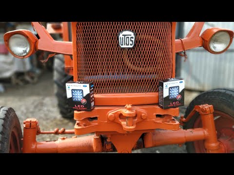 Am montat proiectoare led de 48W pe spate la UTB 650