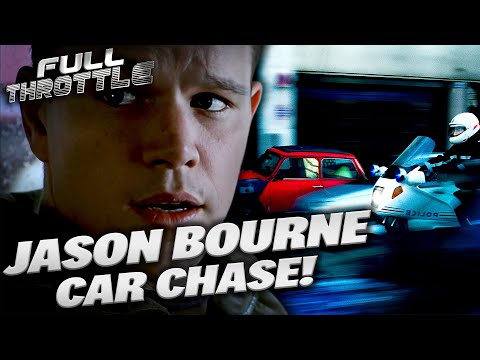 Mini Cooper Chase Through The Streets Of Paris | The Bourne Identity | Full Throttle
