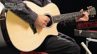 Video thumbnail for Taylor Presentation Series 2015 PS14ce Grand Auditorium Macassar Ebony Acoustic-Electric Guitar by Musician's Friend