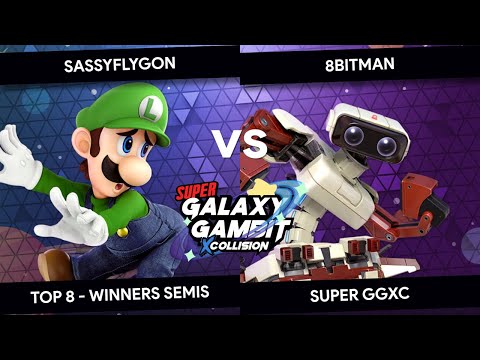 Super GGxC - SassyFlygon (Luigi) vs 8BitMan (R.O.B.) - Top 8 - Winners Semis