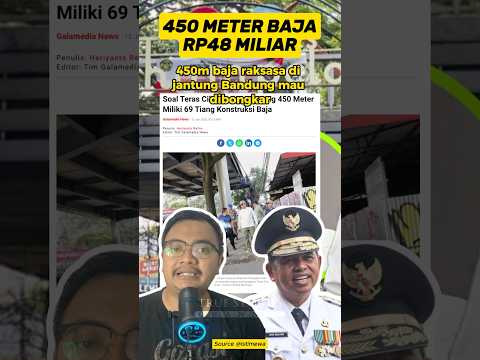 TAMAT! Teras Cihampelas Rp48 M Era Ridwan Kamil Dibongkar Dedi Mulyadi