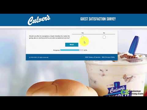 Culvers Guest Satisfaction Survey 2020