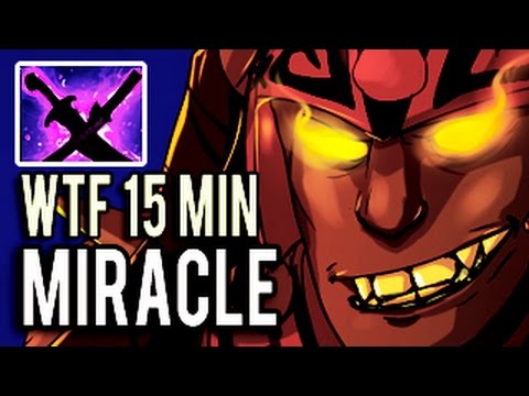 WTF 15 Min Sange & Yasha RAMPAGE Bloodseeker ► Impossible Killer with Divine by Miracle- Dota 2