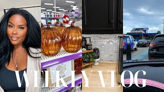 WEEKLY VLOG| What Did I Do To My Hair•Fall Decor Shopping• Kitchen Add Ons• 