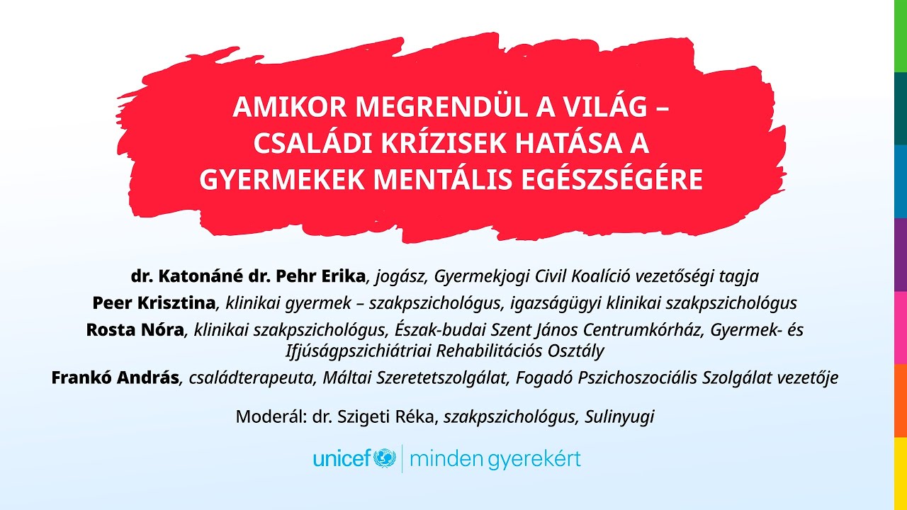 Amikor megrendül a világ - családi krízisek hatása a gyermekek mentális egészségére