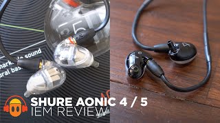 Video thumbnail for Shure Aonic 4 / Aonic 5 IEM Review: Solid Performers by Minidisc