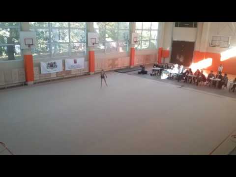 Annika Knostenberga Rīgas čempionāts mākslas  vingrošanā 2016 rope