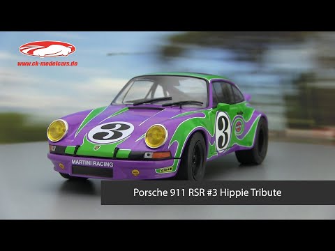Solido 1:18 Porsche 911 RSR #3 1973 Hippie Tribute purple Solido 1:18 Porsche 911 RSR #3 1973 Hippie Tribute purple