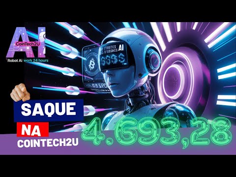 INTELIGÊNCIA ARTIFICIAL ESTA ME DEIXANDO RICO, COINTECH2U SAQUE NA PRATICA