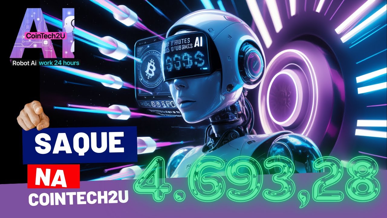 INTELIGÊNCIA ARTIFICIAL ESTA ME DEIXANDO RICO, COINTECH2U SAQUE NA PRATICA