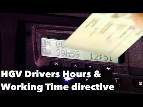 HGV Drivers Hours and Working Time Directive Explained