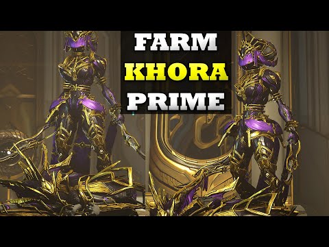 Where To Farm Khora Prime! Warframe Hunters!