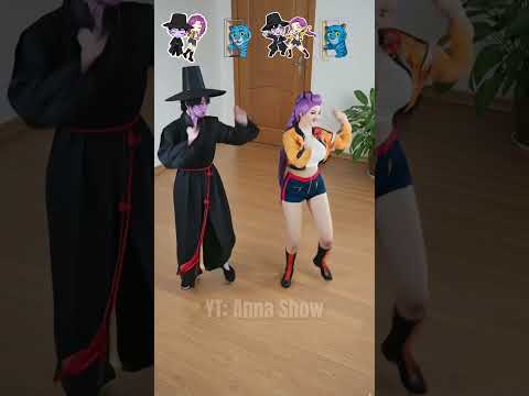 Rumi and Jinu are NOT Sleeping! 😍💃🚪🧍‍♂️😴 #kpopdemonhunters #rumi #jinu