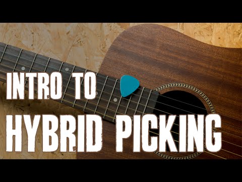 Intro To Hybrid Picking - Easy Beginner Country Guitar Lesson Tutorial