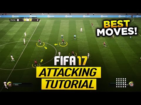BEST FIFA 17 ATTACKING TECHNIQUES TO BUILD IMPOSSIBLE TO DEFEND COUNTER ATTACKS TUTORIAL - TRICKS