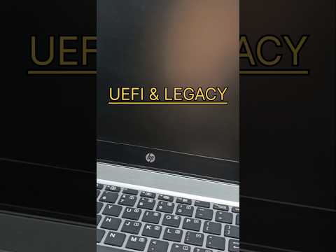UEFI и LEGACY Ноутбук HP #hp #ноутбук #windows