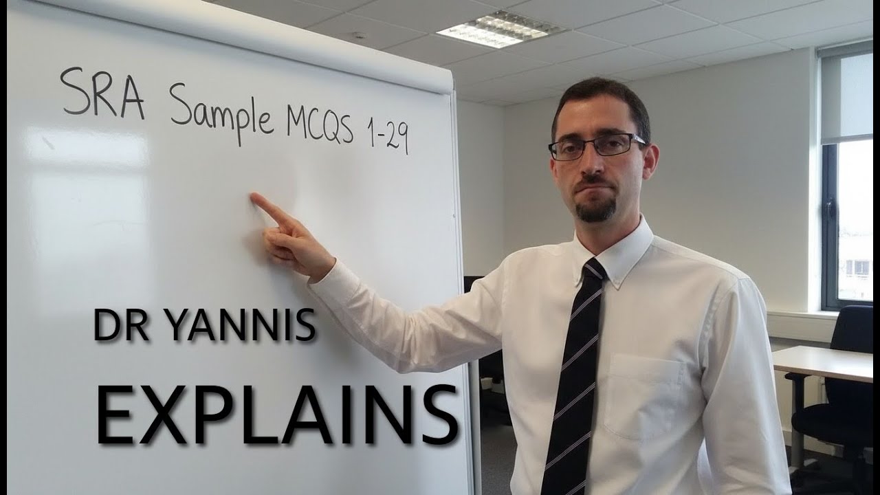 SRA SQE1 FLK1 MCQs Answered