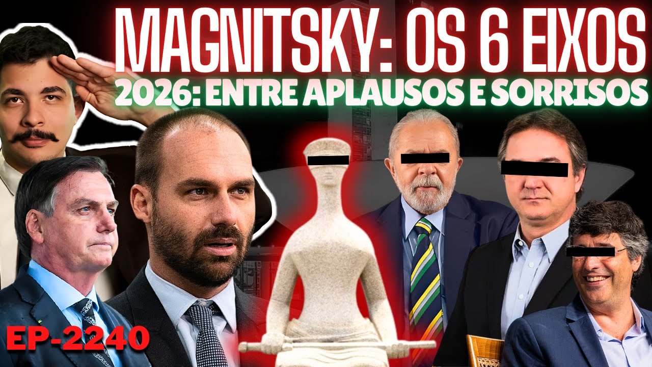 MAGNITSKY: Motivações, JBS, Venezuela e os 6 EIXOS de Eduardo + 2026: Entre Aplausos e Sorrisos.
