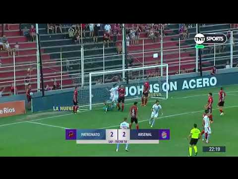 Fecha 18:Patronato VS Arsenal (2-2)