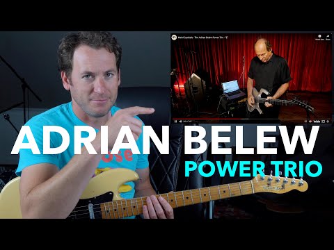 Thumbnail for Guitar Teacher REACTS: The Adrian Belew Power Trio - "E" - FTW! by Adrian Belew