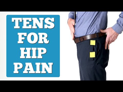 How to Use a TENS Unit With Hip Pain (Side & Front) Correct Pad Placement