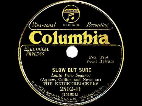 1931 Ben Selvin (as ‘The Knickerbockers’) - Slow But Sure (Dick Robertson, vocal)