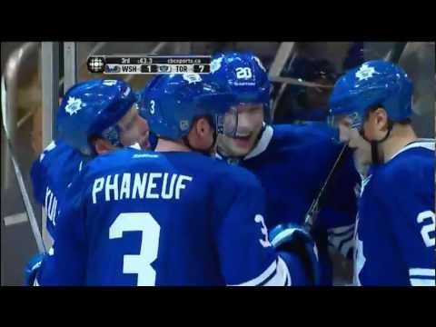 Capitals @ Leafs - David Steckel Scores  - 111119