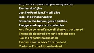 House of Pain Back from the Dead Lyrics