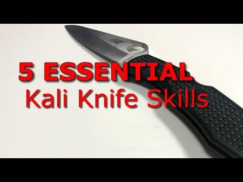 5 ESSENTIAL Kali Knife Fighting Basics - filipino knife fighting