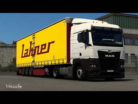 ETS2 1.47 | MAN TGX 2020 | Dijon 🇫🇷 - Düsseldorf 🇩🇪 | ETS2 Mods