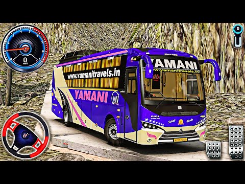 Indian Coach Bus Simulator 3D - Offroad Bus Transport Driving Game | Android Gameplay