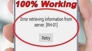 Fix Error Retrieving Information From Server rh-01 In Google Play Store