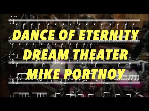 (Drum Transcription) Dance Of Eternity - Dream Theater - Mike Portnoy