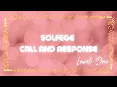 Solfege Call and Response Level 1