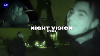 How to create the Night vision effect