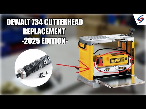 How to Install a Sheartak Spiral Cutterhead on the DeWalt DW734 Planer | Step-by-Step Guide