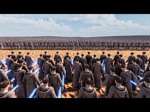 CAN 10.000 JEDI STOP 1 MILLION ZOMBIES? - Ultimate Epic Battle Simulator 2 UEBS 2