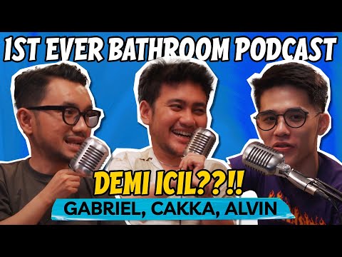 1ST EVER BATHROOM STUDIO PODCAST! DEMI ICILL!!