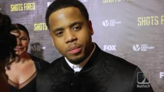 Tristan 'Mack' Wilds at Shots Fired Premiere video