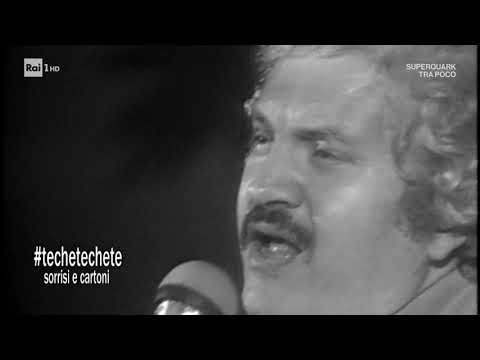 Bruno Lauzi canta La tartaruga (replica da Techetechetè, RAI1, 04.08.2021)