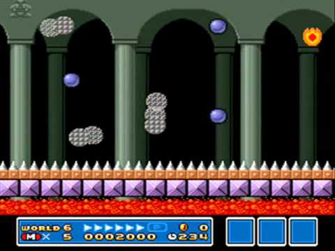 SMB3 for Super Mario All-Stars Custom Level #124 - Roto Disc Rumble