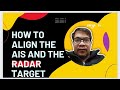 HOW TO ALIGN AIS POSITION AND THE ACTUAL TARGET ON ARPA RADAR