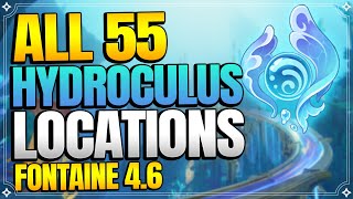 All 55 Hydroculus Locations in Fontaine 4.6 | In Depth Follow Along Route |【Genshin Impact】