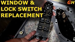 Driver Door Window and Lock Switch Replacement | 1997 Jeep XJ Cherokee